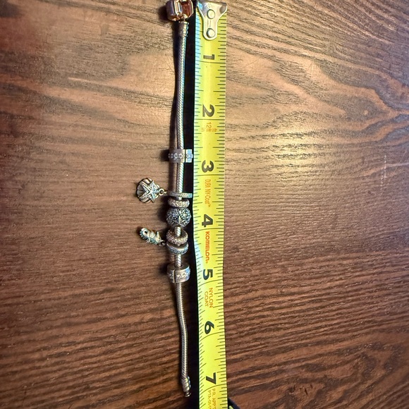 Pandora bracelet with charms! Rose gold and sterling silver. Rare charms! - Picture 7 of 7